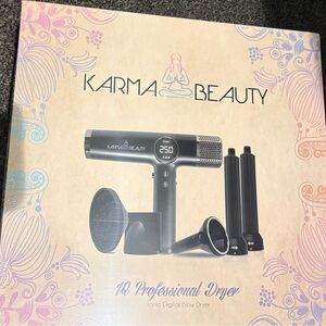 Karma Beauty Ionic Digital Blow Dryer - Black